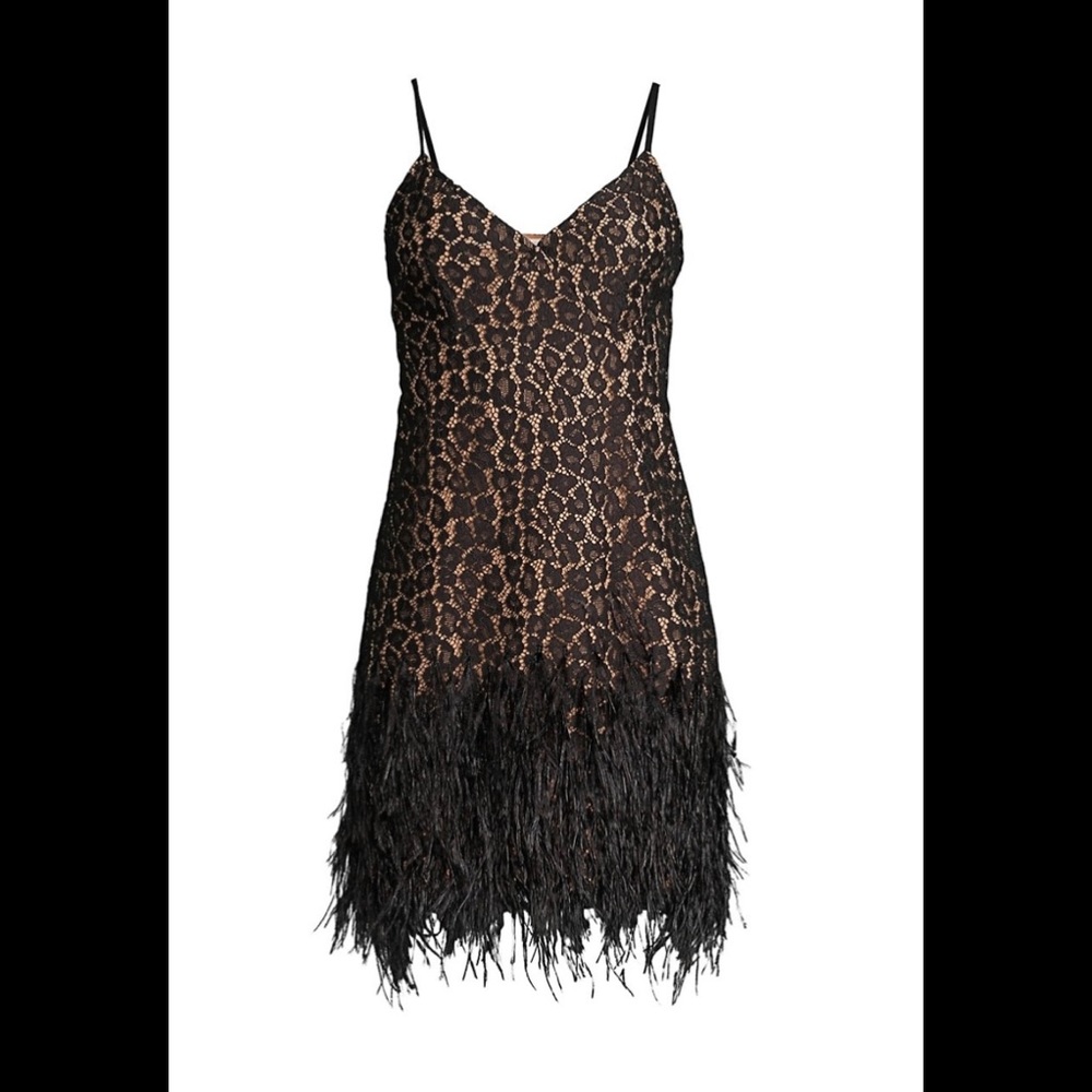 “HOST PICK” Michael Kors Feather Embellished Corded Lace Dress - Picture 7 of 13